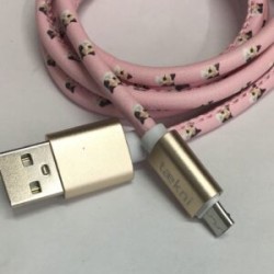 Cable Carga Rápida USB-V8 Diseño Gatitos 1M