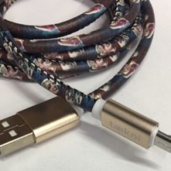 Cable Carga Rápida USB-V8 Diseño Harley Quinn 1.5M