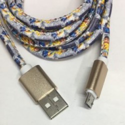 Cable Carga Rápida USB-V8 Diseño Niña 1.5M
