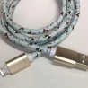 Cable Carga Rápida USB-V8 Diseño Perritos 1M