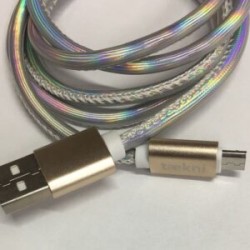 Cable Carga Rápida USB-V8 Diseño Tornasol 1M
