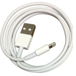 Cable USB-IPhone Blanco 1M