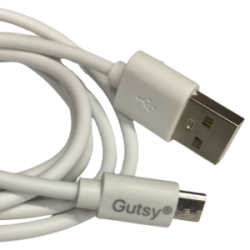 Cable USB-Micro V8 Blanco 1M