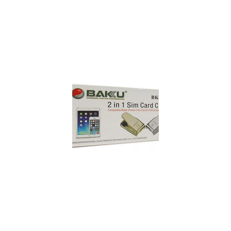 Cortadora De SIM Doble Medida Micro Y Nano Baku BK-7299