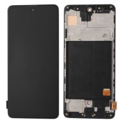 Ensamble Genérico Para Samsung A51 A515 Con Marco Negro Oled