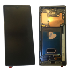 Ensamble Genérico Para Samsung Note 20 N980 N980F N981 Con Marco Reducido Negro Oled