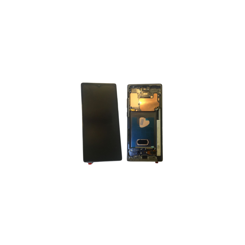 Ensamble Genérico Para Samsung Note 20 N980 N980F N981 Con Marco Reducido Negro Oled