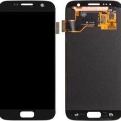 Ensamble Genérico Para Samsung S7 G930 Negro Con Botón Home Triple AAA