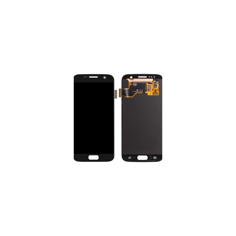 Ensamble Genérico Para Samsung S7 G930 Negro Con Botón Home Triple AAA
