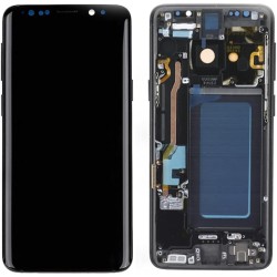 Ensamble Genérico Para Samsung S9 Negro Con Marco Oled