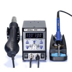 Esatación De Calor Con Cautín Y Pistola De Aire Caliente Yihua 899D-II  110v