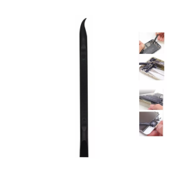 Espátula Curva Individual Antiestática Plástica Negra
