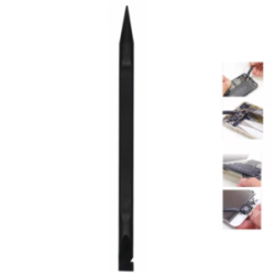 Espátula Fina Individual Antiestática Plástica Negra
