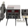 Estación De Calor Con Cautín Y Pistola De Aire Caliente BA-602D+  110v