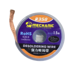 Malla Para Desoldar Mechanic R350 3.0mm Grosor x 1.5m Largo