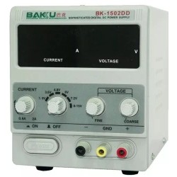 Fuente Reguladora De Voltaje Baku BK-1502DD 110v, 2A