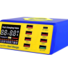 ICHARGE 8 Pro Mechanic Cargador USB 8 Puertos, Carga Inalámbrica Con Pantalla Digital, Entrada Tipo C