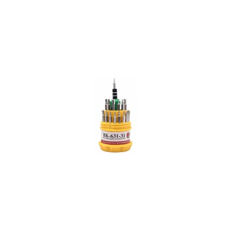 Kit De Desarmadores Con 31 Puntas Intercambiables Baku-631-31