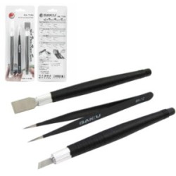 Kit De Espátula, Bisturí Y Tweezer Baku Bk-7280 Versión A