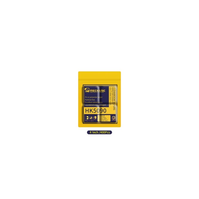 Microfibra Antiestática Para Limpiar Telefono Tableta Etc. HK-5090 400 pz 10x10cm