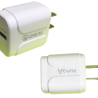 Adaptador Carga Rápida D22 3A Entrada USB Blanco