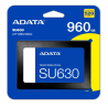 ADATA Unidad de Estado Sólido SSD SU630 960 GB 3D NAND , SATA III,QLC,2.5?,520 MB/s de lectura y 450 MB/s de escritura