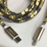 Cable Carga Rápida Tipo C-IPhone Diseño Camuflajeado 1.5M