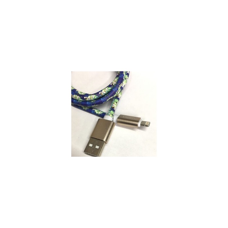 Cable Carga Rápida USB-IPhone Diseño Covid 1M