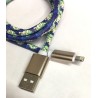 Cable Carga Rápida USB-IPhone Diseño Covid 1M