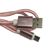 Cable Carga Rápida USB-Tipo C Color Rosa 1M