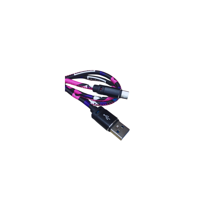 Cable Carga Rápida USB-Tipo C Con Diseño 1M