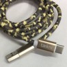 Cable Carga Rápida USB-Tipo C Diseño Camuflajeado 1.5M