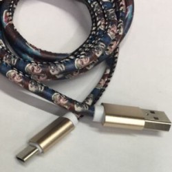 Cable Carga Rápida USB-Tipo C Diseño Harley Quinn 1.5M
