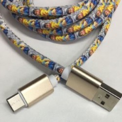 Cable Carga Rápida USB-Tipo C Diseño Niña 1.5M