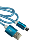 Cable Carga Rápida USB-V8 Color Celeste 1M